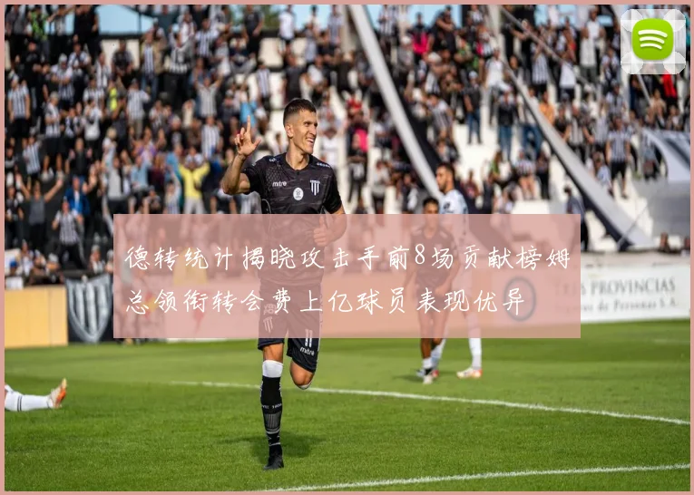 德转统计揭晓攻击手前8场贡献榜姆总领衔转会费上亿球员表现优异